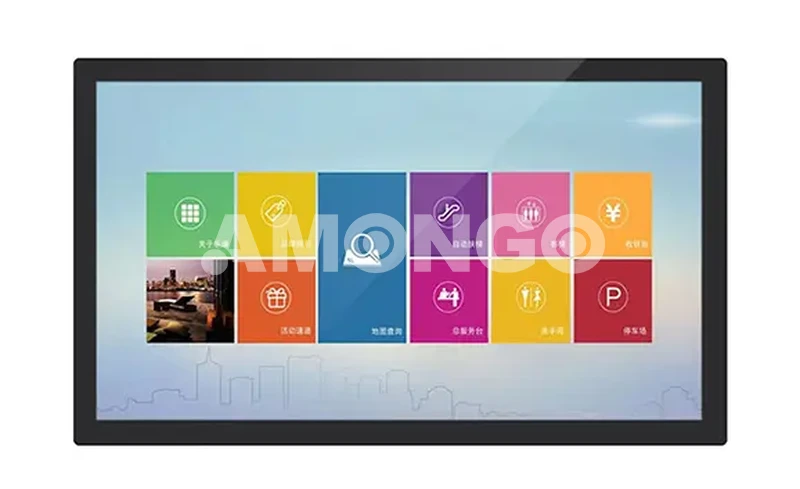 Monitor industriale PCAP Touch a cornice Zero da 18.5 pollici