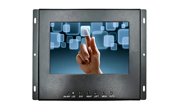 Monitor LCD industriale da 7 pollici con montaggio su Rack