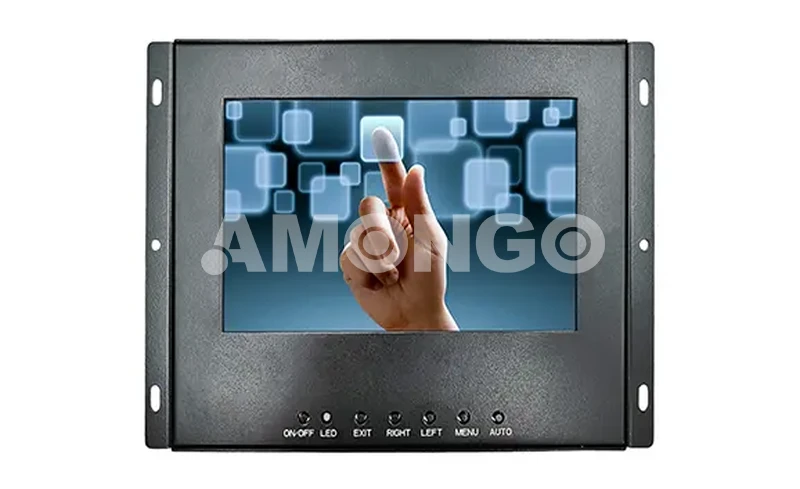 Monitor LCD industriale da 7 pollici con montaggio su Rack